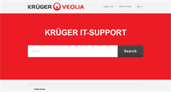Desktop Screenshot of it-support.kruger.dk